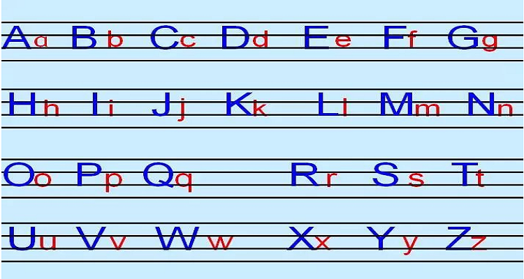 音序表26个字母书写