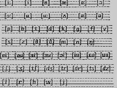 48个音标表图片手写图片