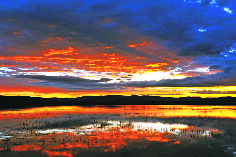 达日 黄河谷地秋景浓