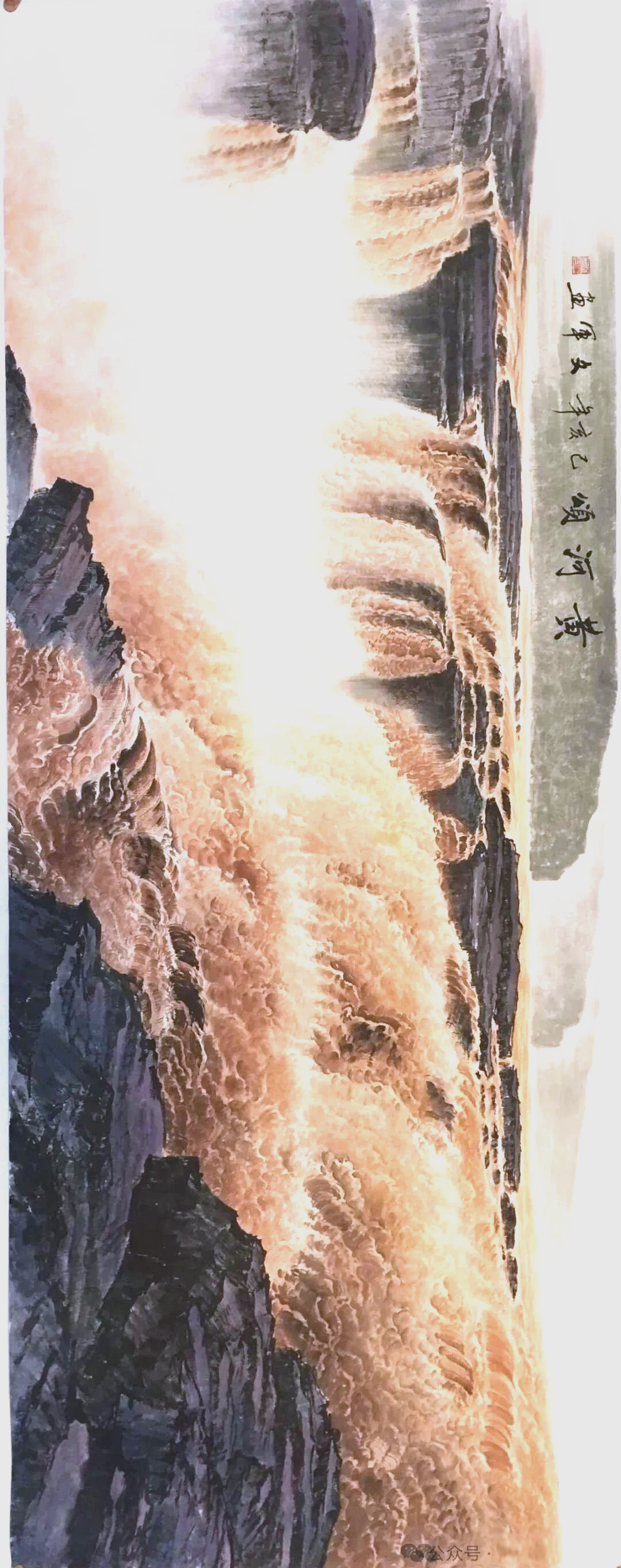 黄河壶口瀑布:画家笔下的壮丽景色