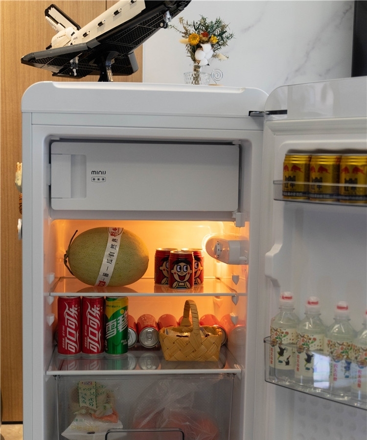 这个冰箱也太可爱了吧,小吉(minij)迷你复古小冰箱