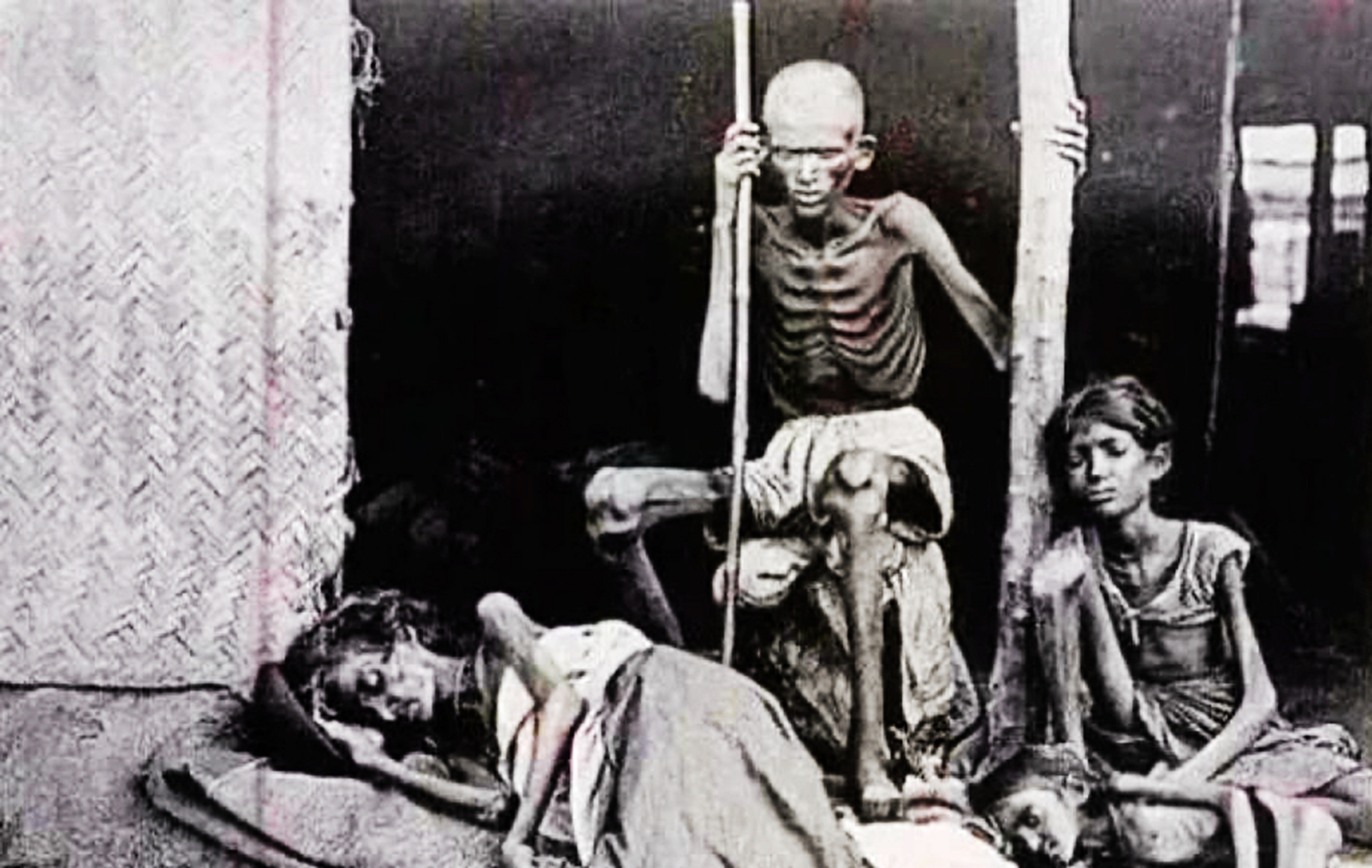 这张照片拍摄于1877年的印度
