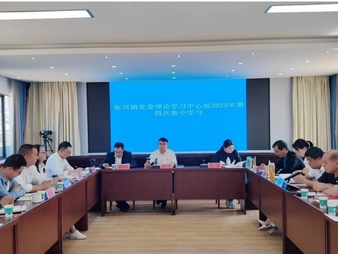 姚安县弥兴镇举行理论学习中心组第四次集中学习