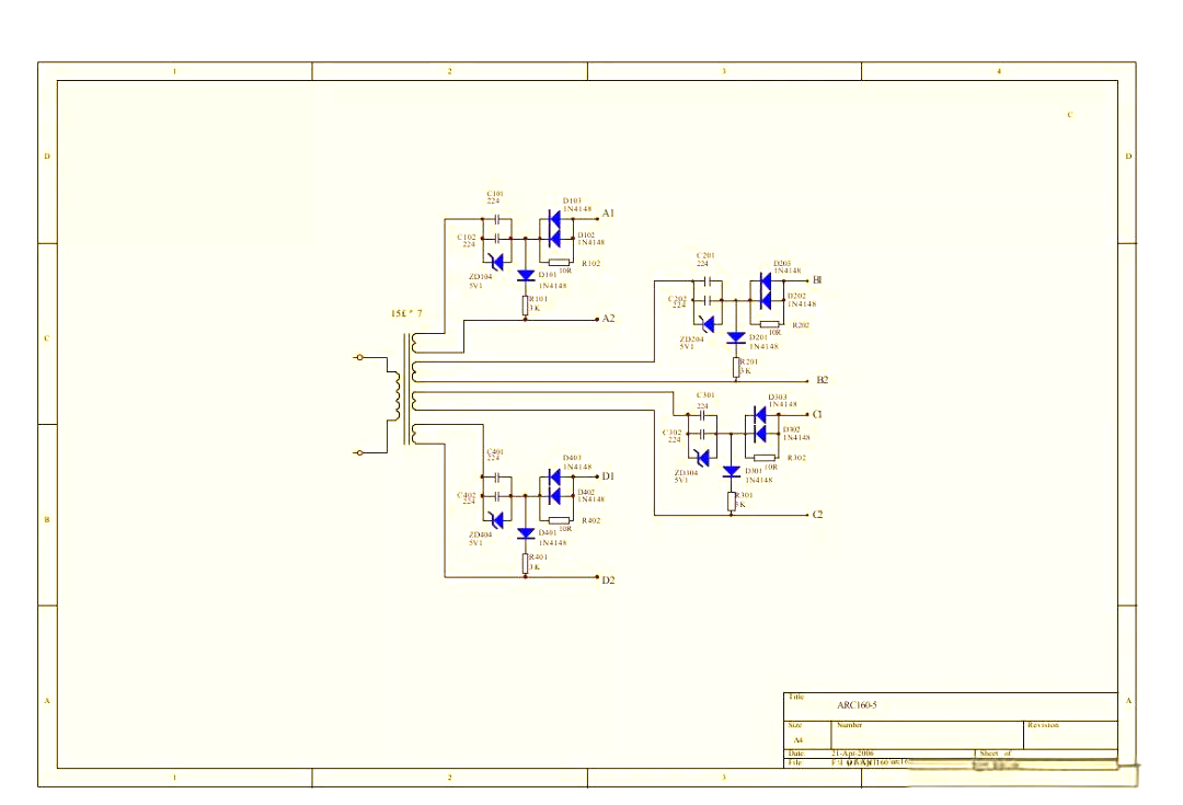 zx7-200焊机原理图及电路功能详解