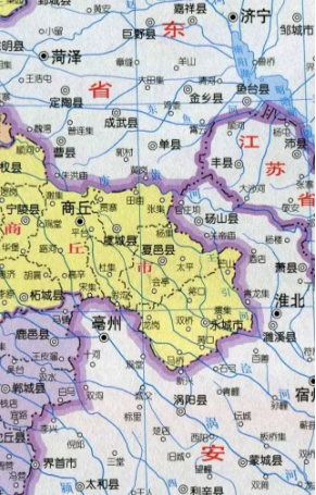 分析苏鲁豫皖4省交界犬牙交错情况,亟待设立淮海省或徐州直辖市