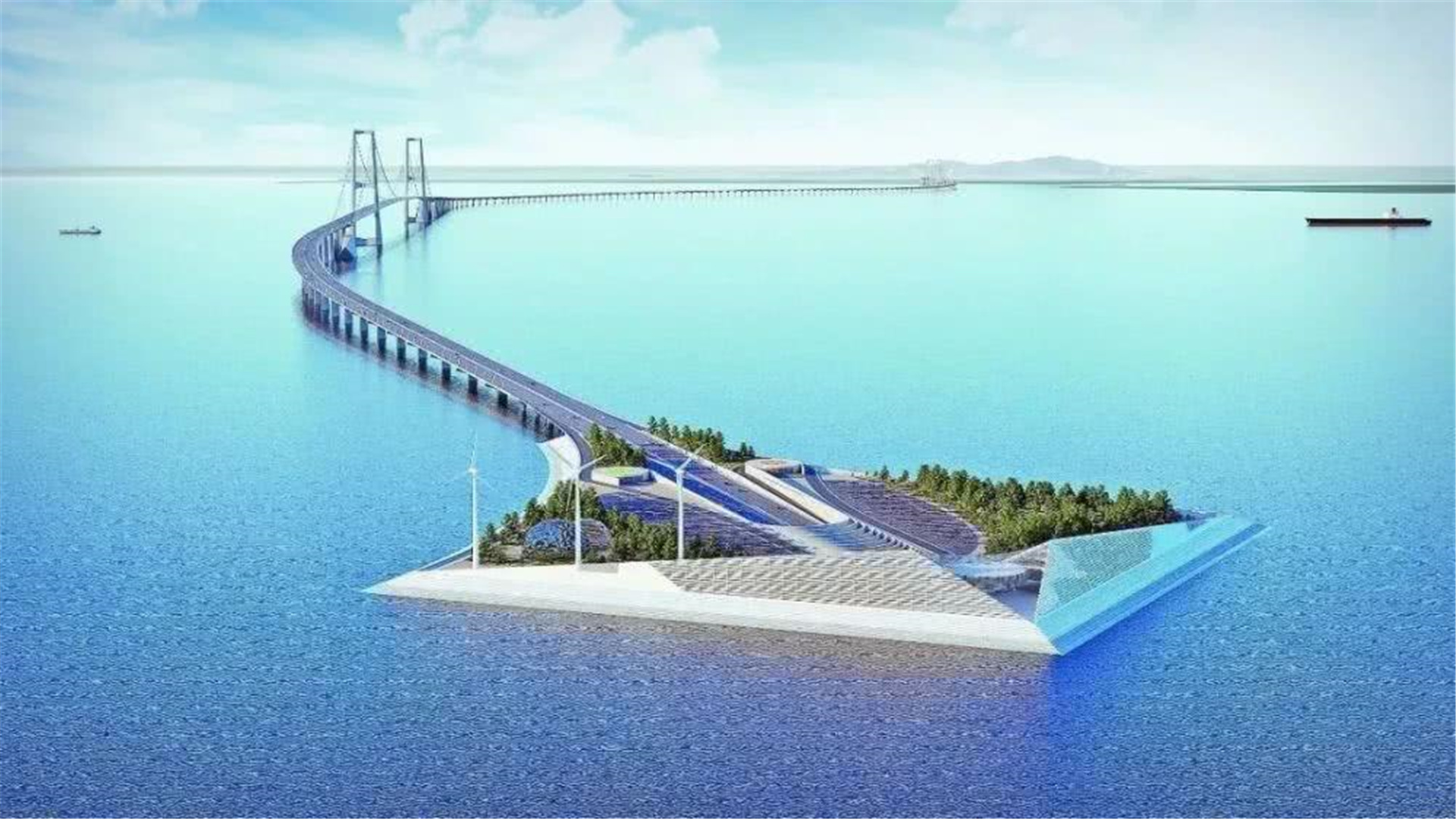 中国首个攻克"海底沉管隧道"公路,全长24公里,预计2024年通车