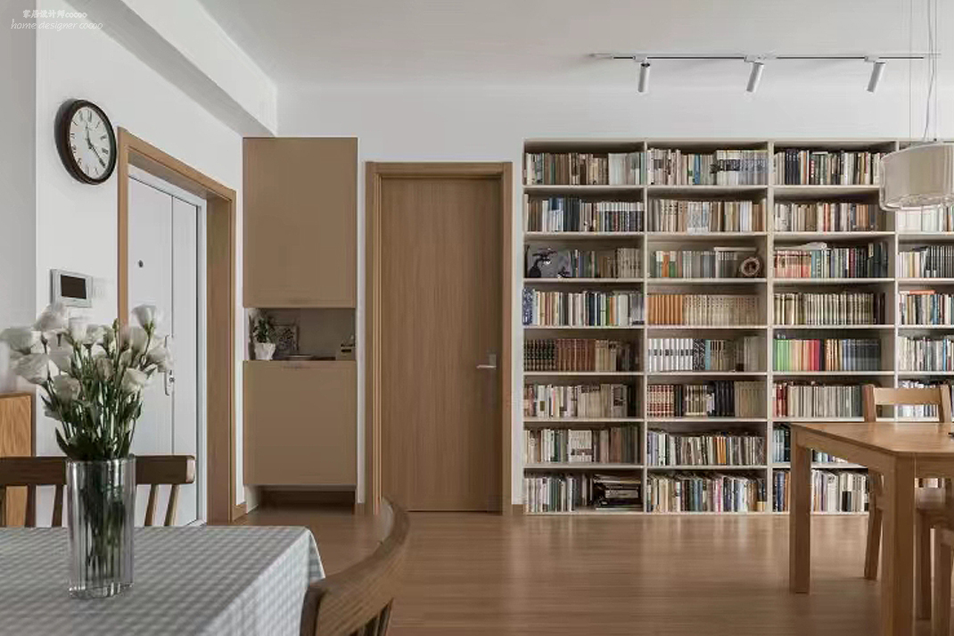 大学老师140㎡坚持"去客厅化"之家,全屋书香雅韵美不胜收,羡慕