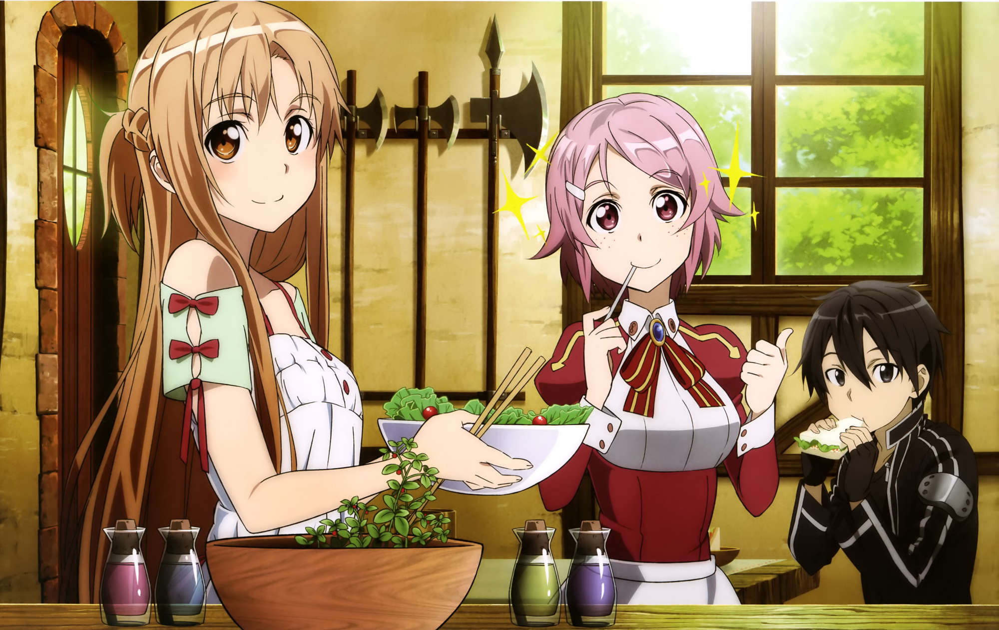 上万网友票选刀剑神域人气角色,男主桐人竟连前三都没进