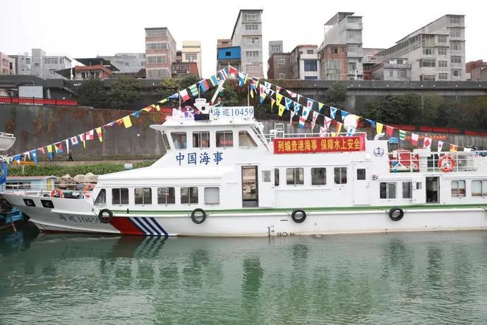 贵港海事局执法船艇队伍又添"新成员"——"海巡10459"船