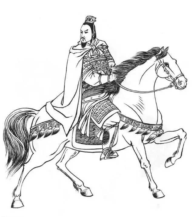 白描中国古代刀马人物图谱