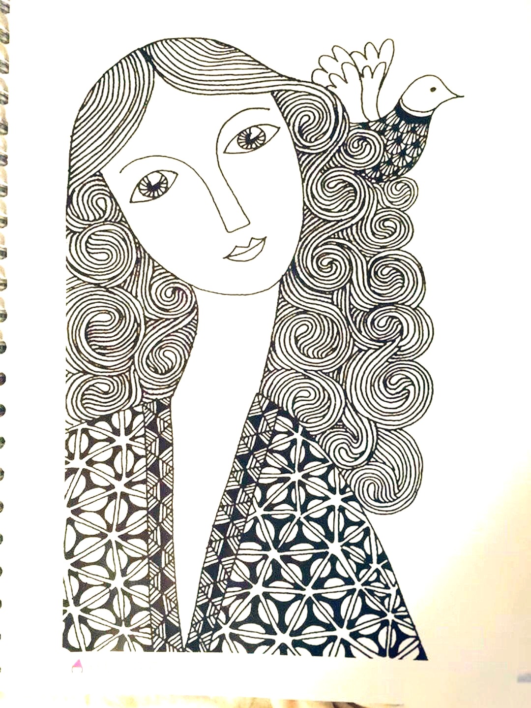 多款黑白线描人物装饰画,展现简单线条的独特魅力!