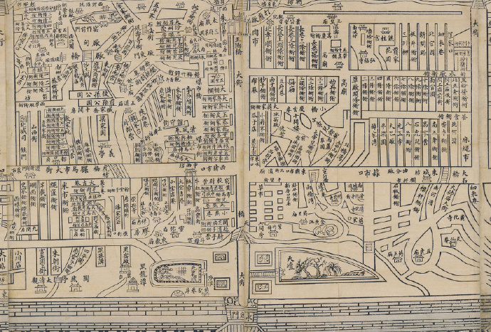 地图里的老北京—乾隆朝《京师全图》