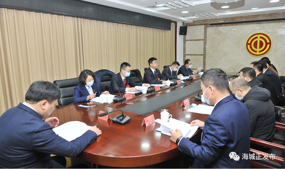 海城市委常委会召开(扩大)会议|审议《海城市开展干部,企业,群众,党