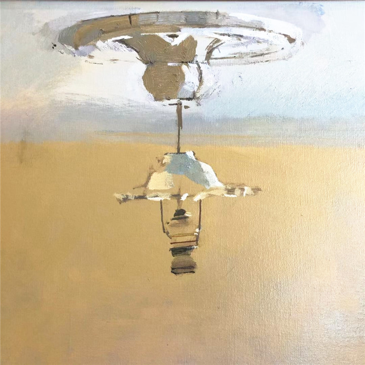 画家李荣林作品《遵义会议会址》在遵义美术馆展出