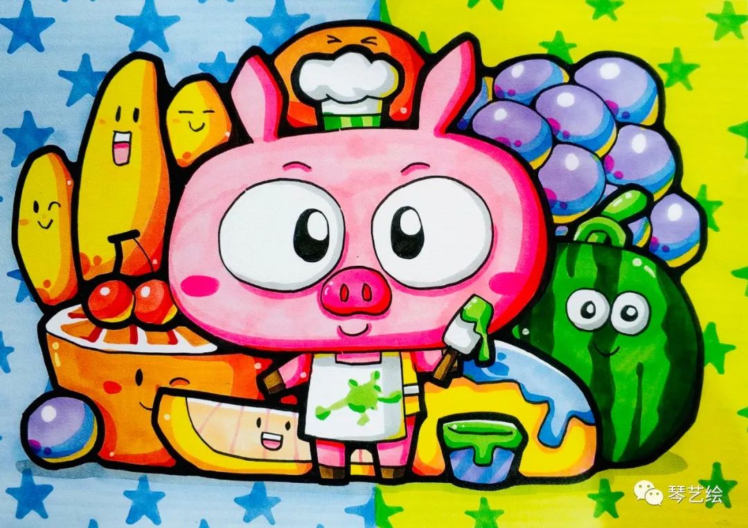 素材分享:考级漫画一级素材