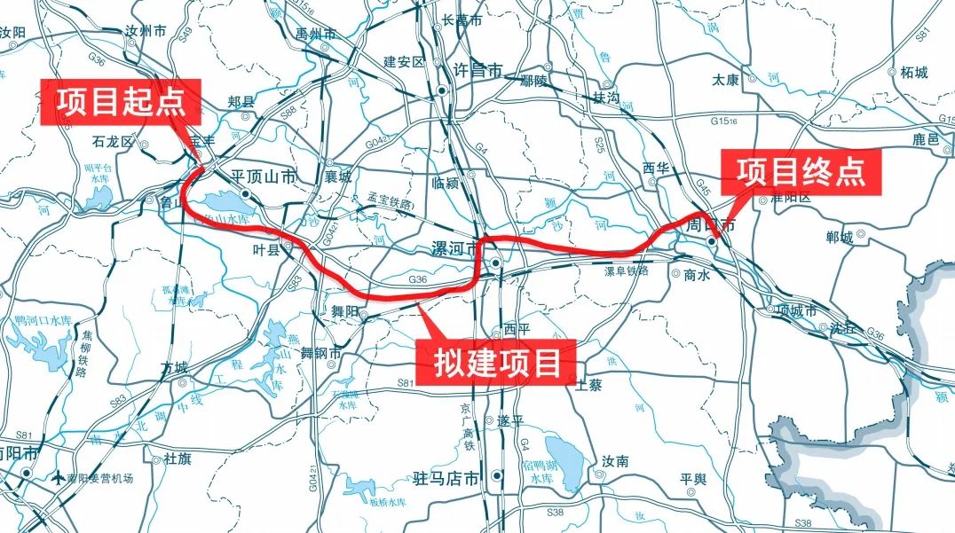 周口高铁线路图图片