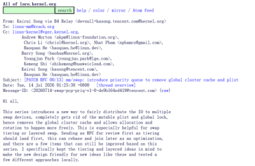 腾讯工程师出手！Linux多交换设备I/O调度大重构：彻底干掉全局锁