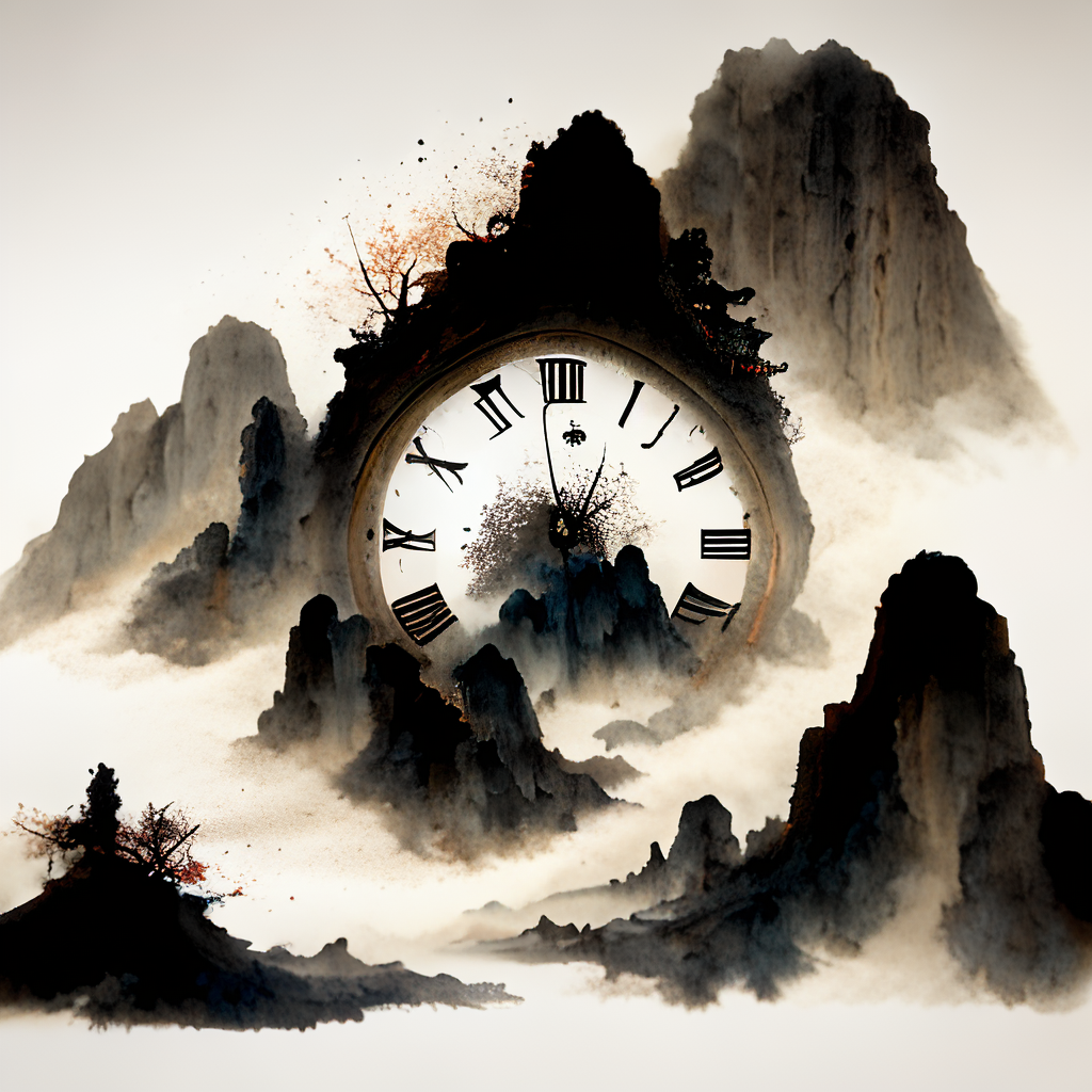 冲烟行古道,长剑伴孤征