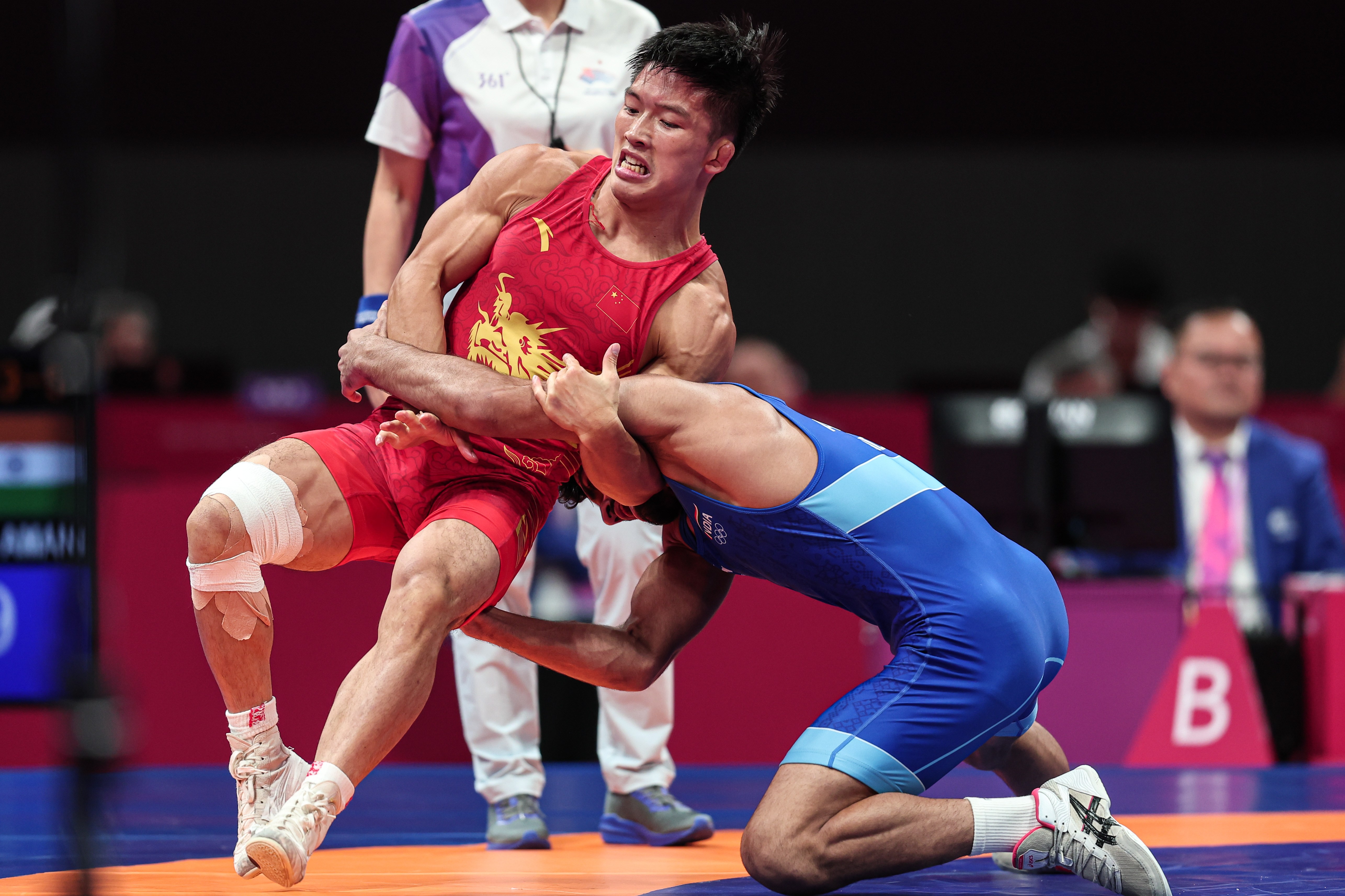 摔跤——男子自由式57公斤级赛况