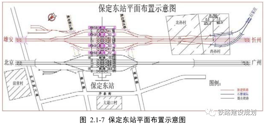 雄忻高铁保定段路线图图片