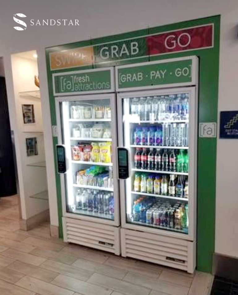 视达ai智能货柜"空降"美国北卡夏洛特机场,安全快捷购物再"落地"