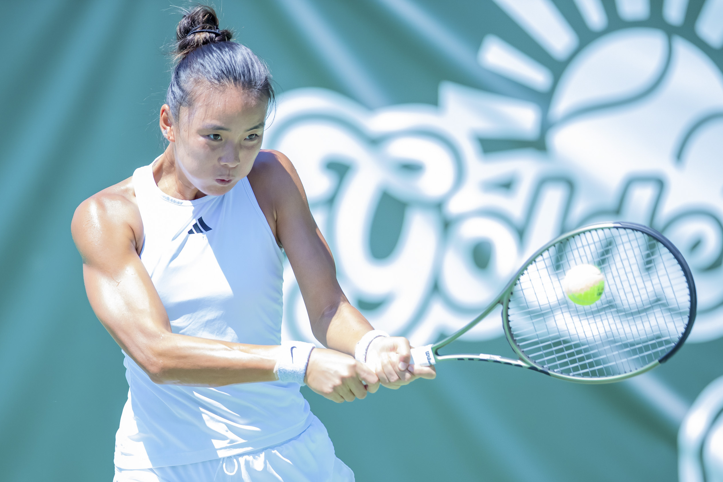 网球——美国金门网球公开赛:袁悦止步半决赛