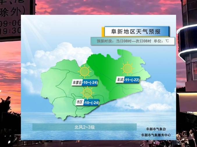 阜新地区1月气候概况及2月上旬天气趋势预测