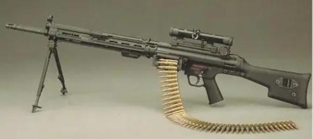 世界著名机枪:德国hk21通用机枪