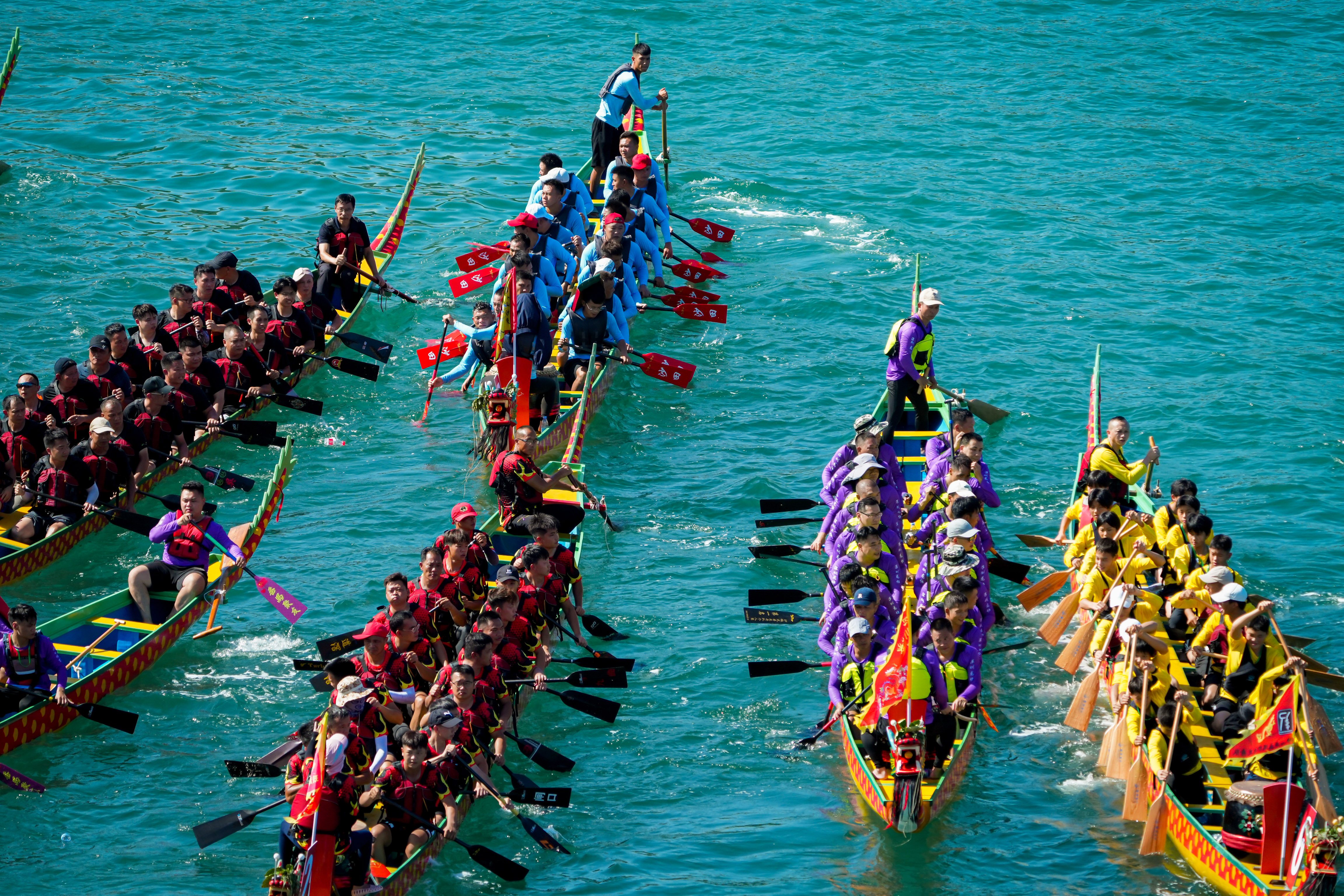 11城竞渡,大湾区海上龙舟赛城市组冠军诞生