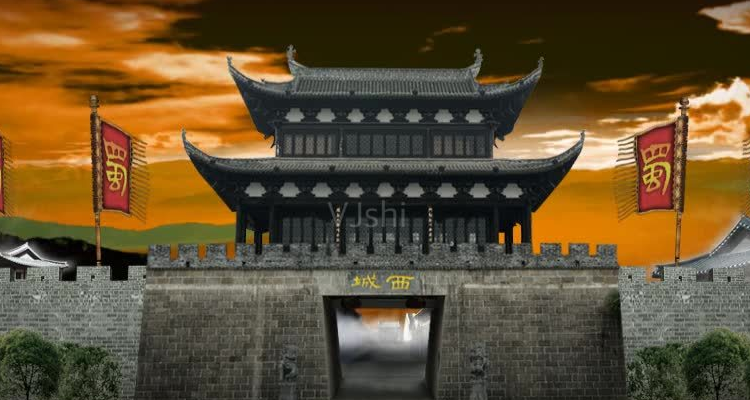 我正在城楼观山景唱词