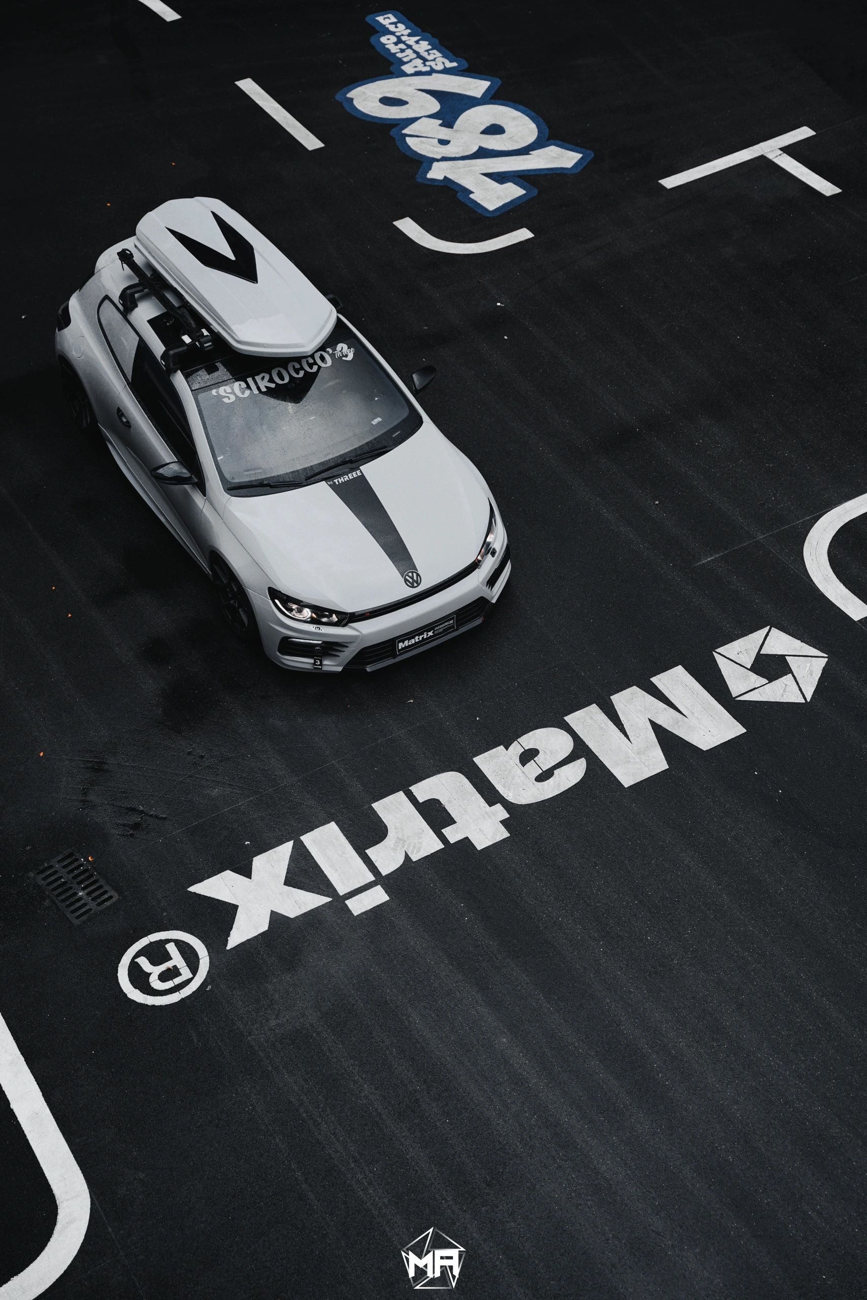 大众尚酷matrix矩阵改色膜保时捷亚灰,无法复制的高级感!