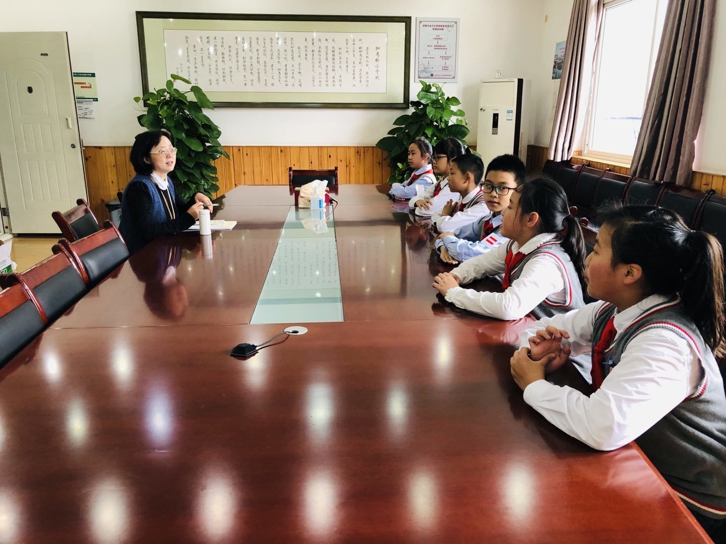 责任督学向军到成都市驷马桥小学校 开展"督学开放日"活动