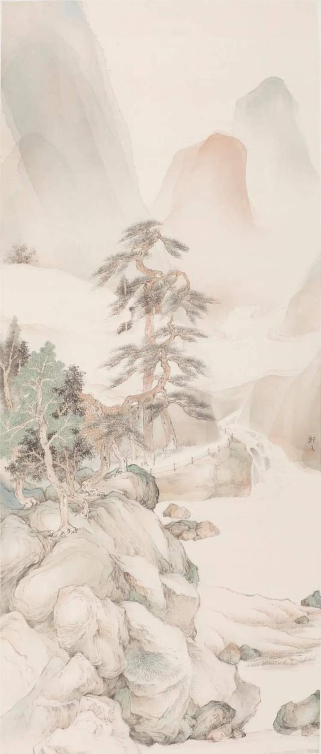 《静观万象——郑文山水画展》亮相刘海粟美术馆