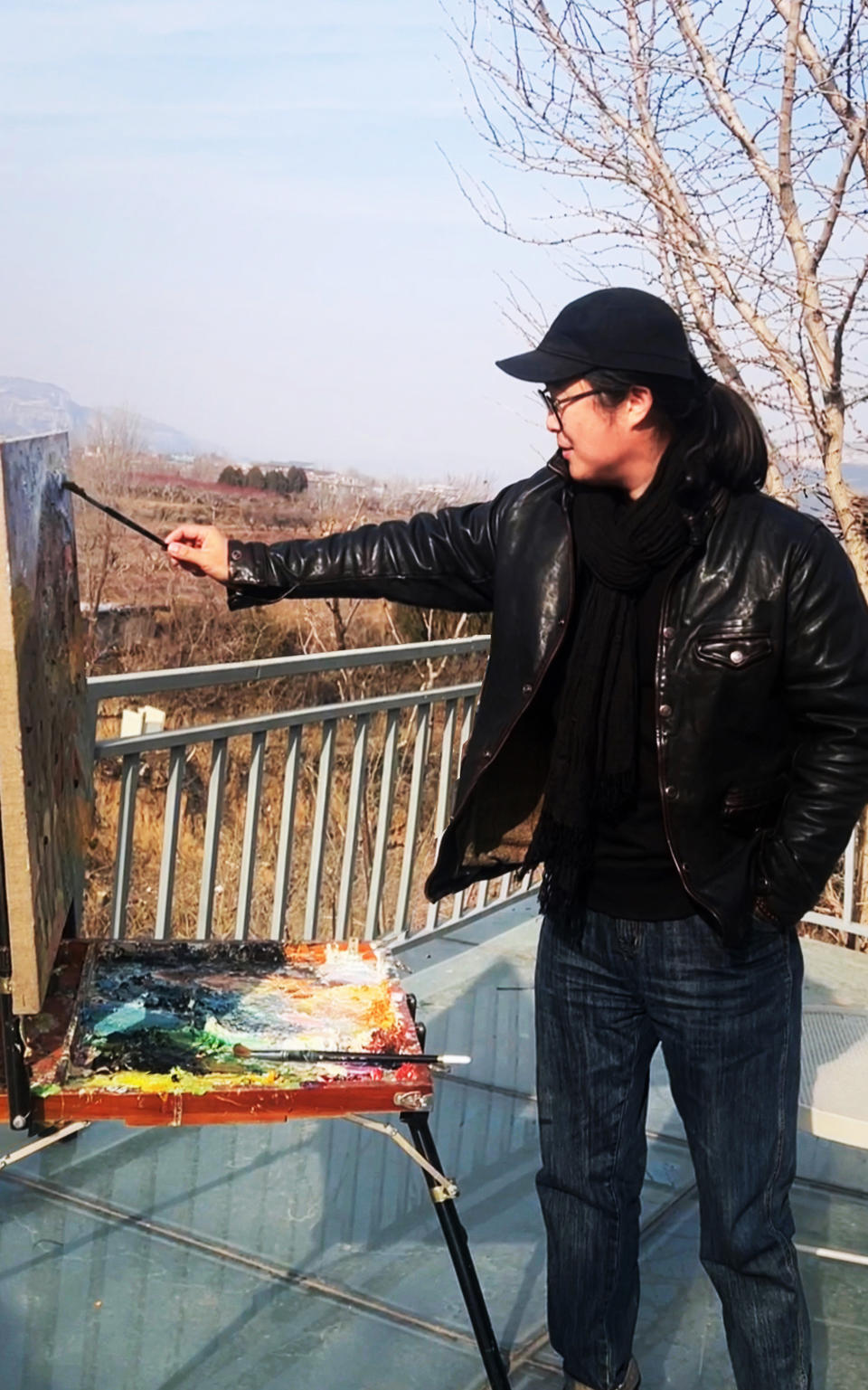 张鹏的油画风景