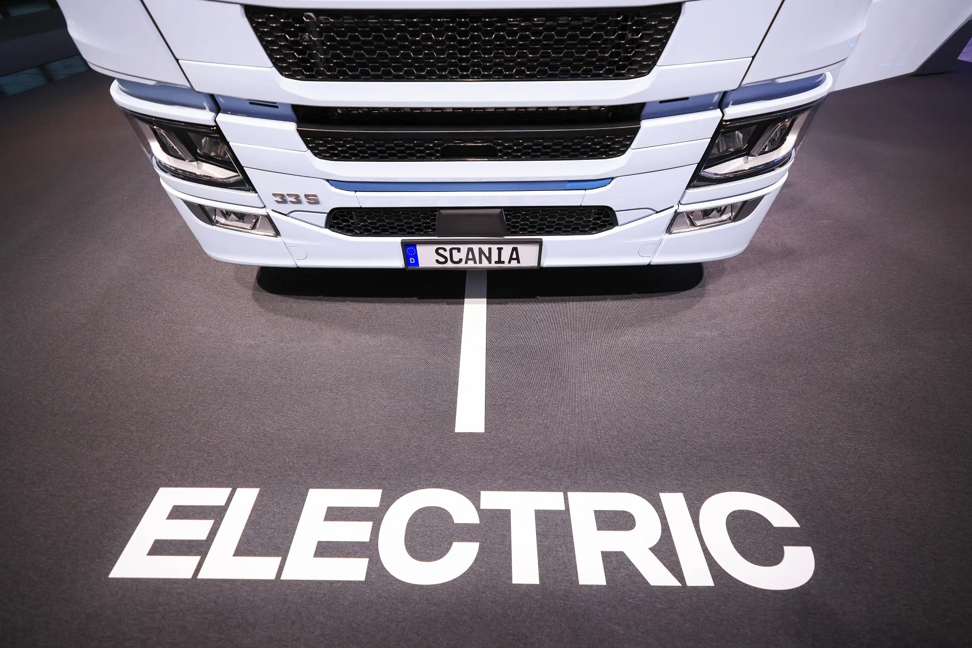 A Scania electric truck Photographer: Krisztian Bocsi/Bloomberg