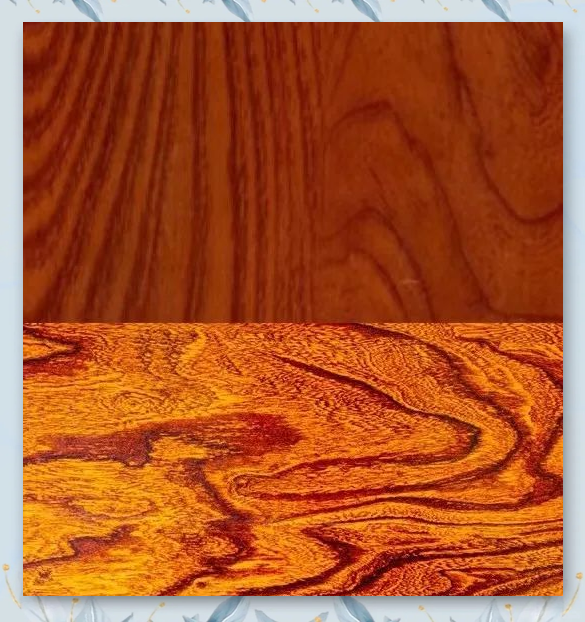 科属差异尽管红花梨与黄花梨都属于蝶形花科,但