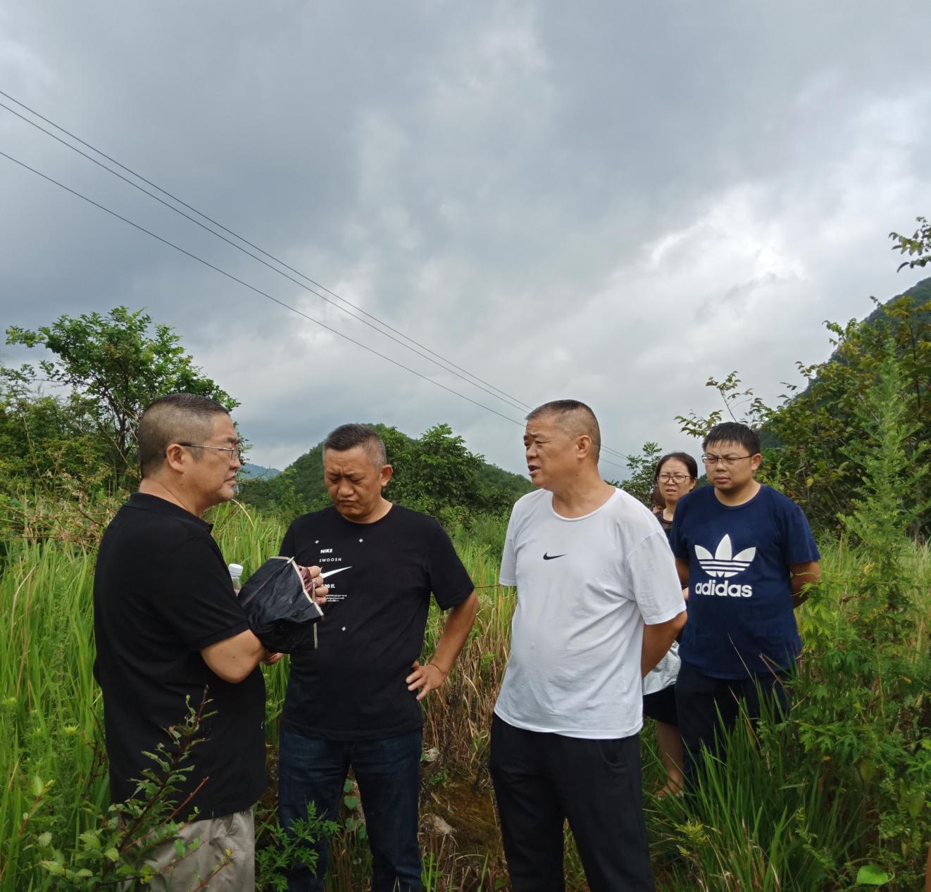 黔西南州退役军人事务局局长马崇曾一行到兴义市调研军人公墓和光荣院