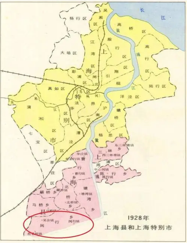 一个上海县,半个上海市,上海县是怎样成为上海市的半个母县的?