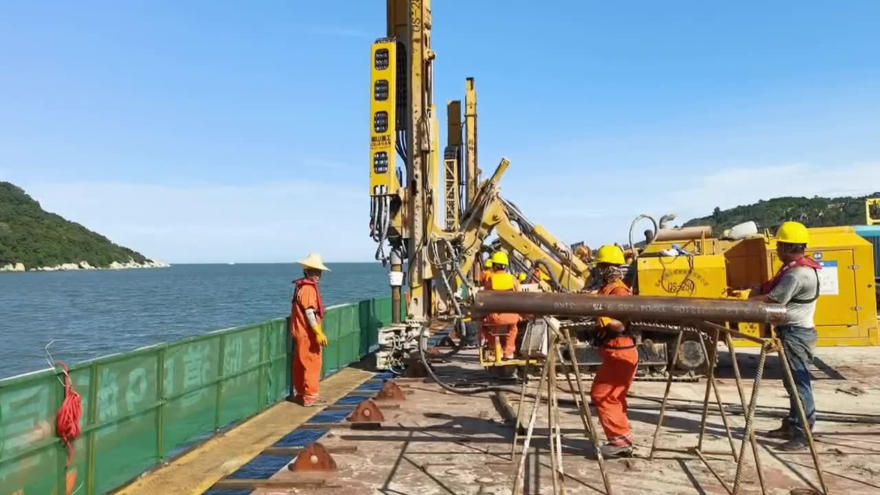 "加固"穿海之旅,汕头湾海底隧道开始海上注浆作业