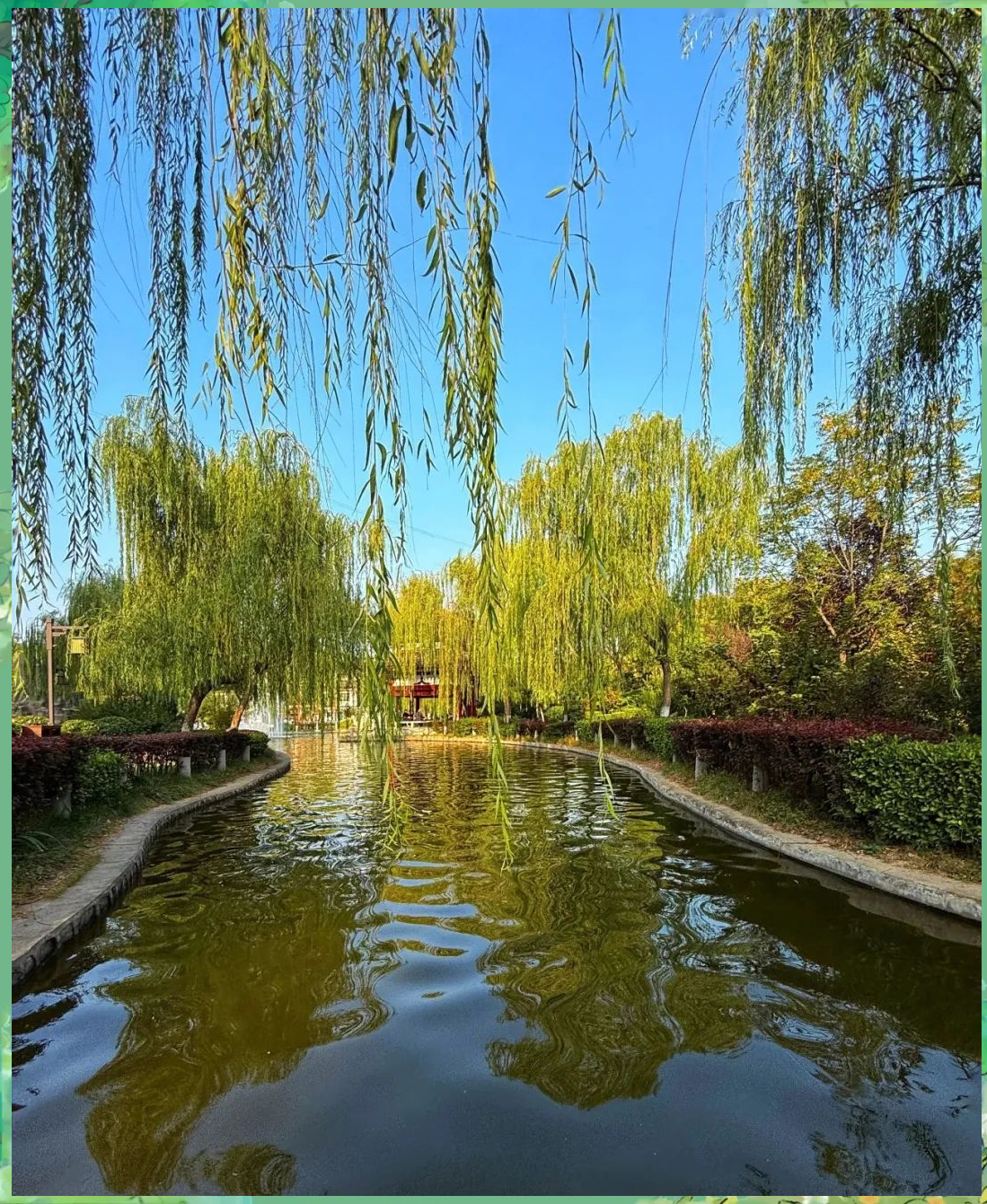 西安高陵水景公园:都市中的江南秘境