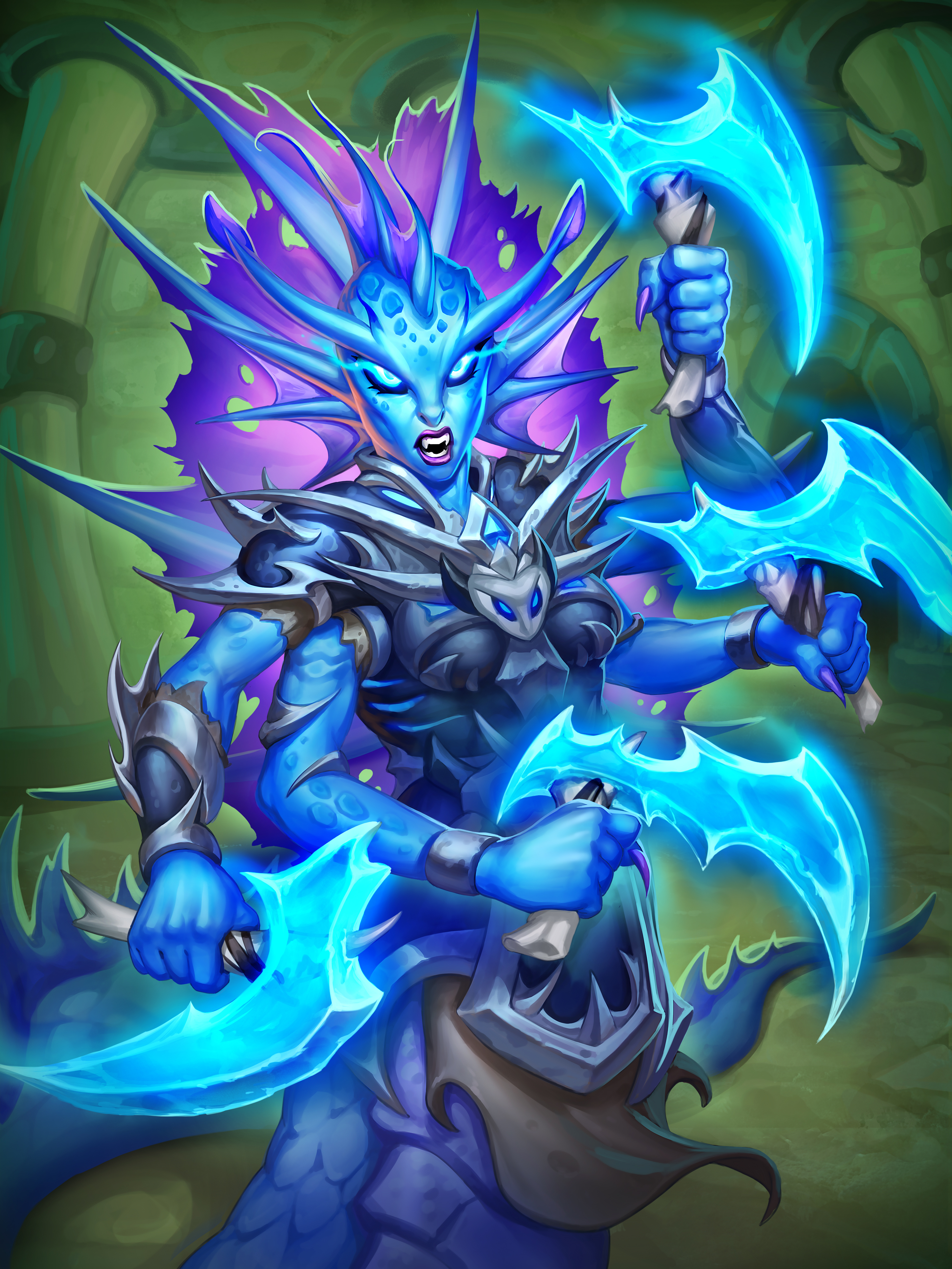 炉石传说:最新迷你包重返纳克萨玛斯原画与卡牌趣闻