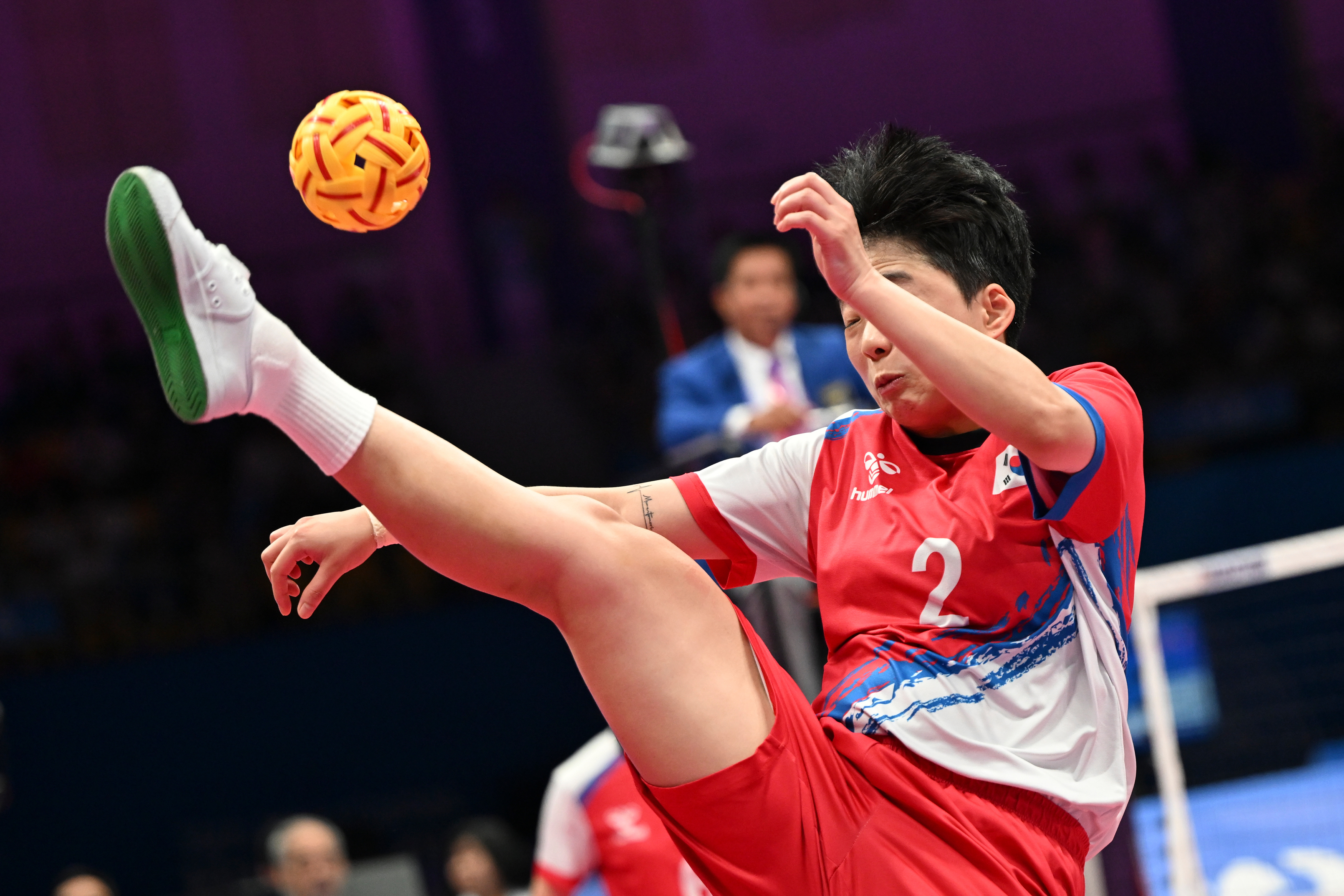 藤球——泰国队夺得女子单组团体冠军