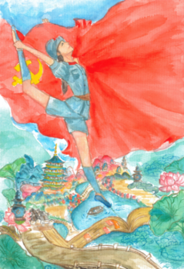 第十届青少年西湖明信片大赛优秀作品赏析