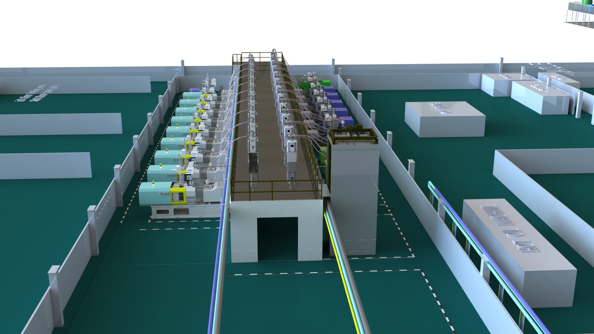 提升注塑车间效率的利器——中央集中供料系统