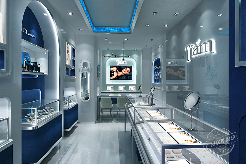 珠宝柜台展示柜安装的灯条,会浪费电吗?