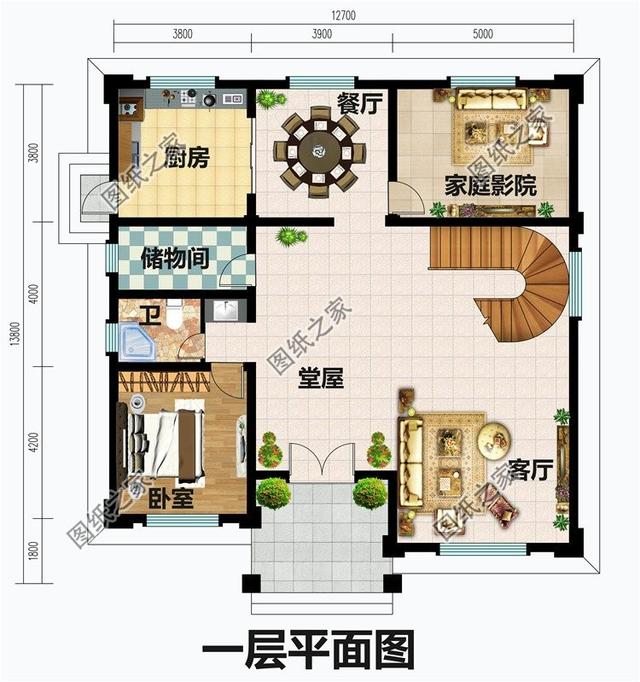 150平米農村中式自建房,讓生活更加大氣,讓傳統深入人心