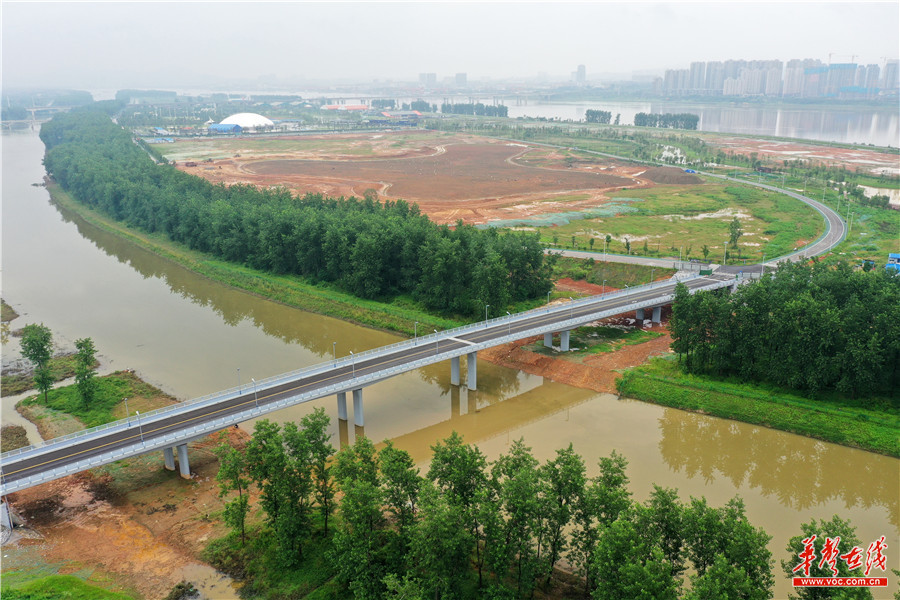 長沙月亮島新增上島橋