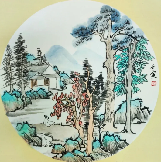 国画山水小品,适合初学者的临摹素材!(收藏)