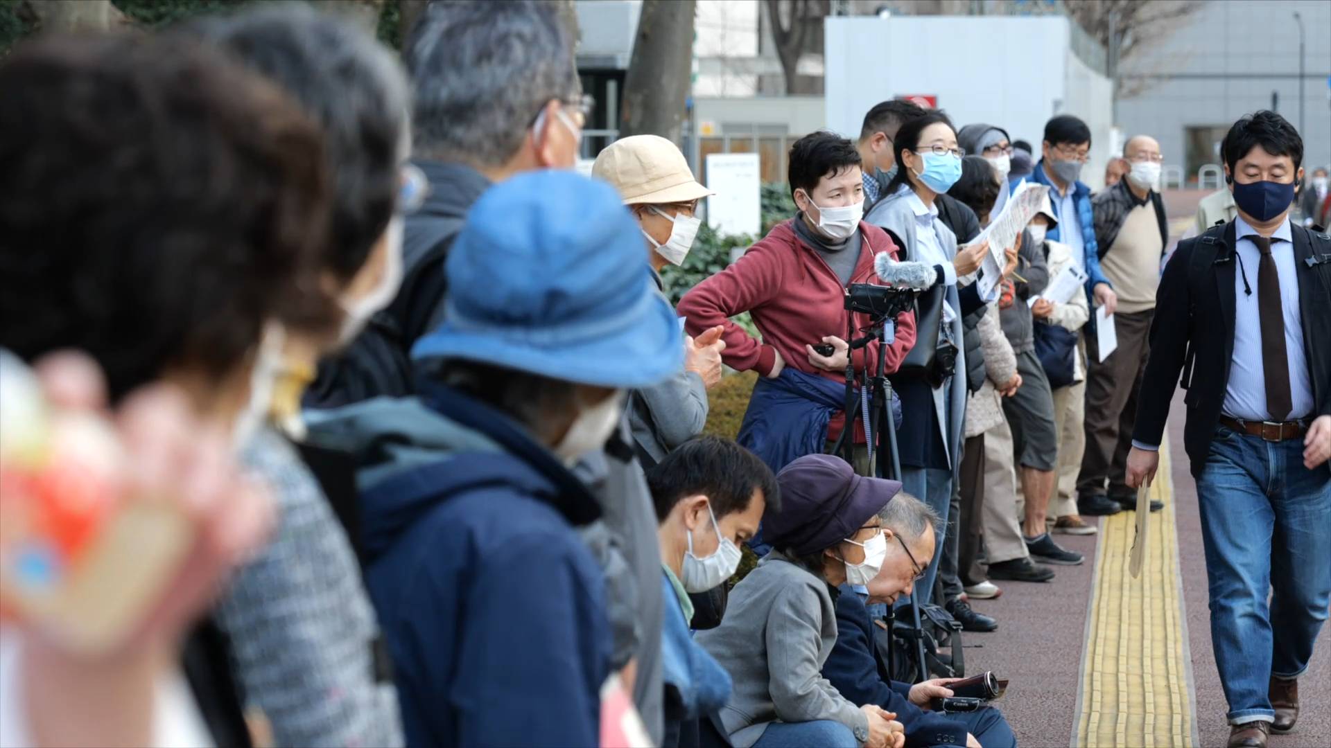 日本民众集会抗议核污染水排放入海计划