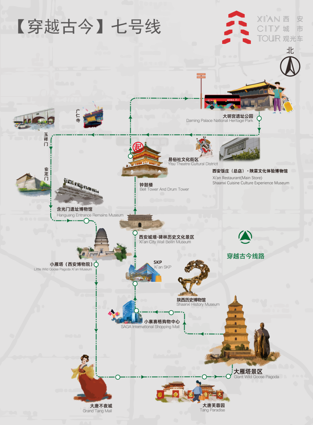 西安城市观光车全新上线